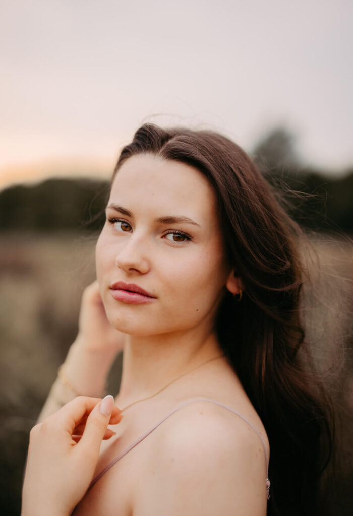 Schöne Frau in Alsfeld beim Porträt Fotoshooting in Alsfeld