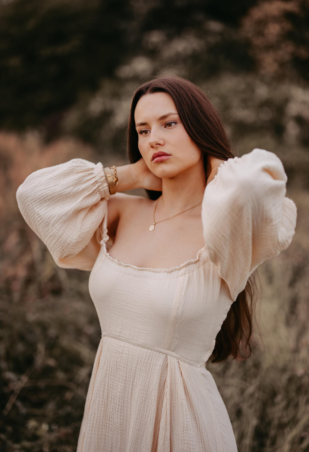 Schöne Frau in Alsfeld beim Porträt Fotoshooting in Alsfeld