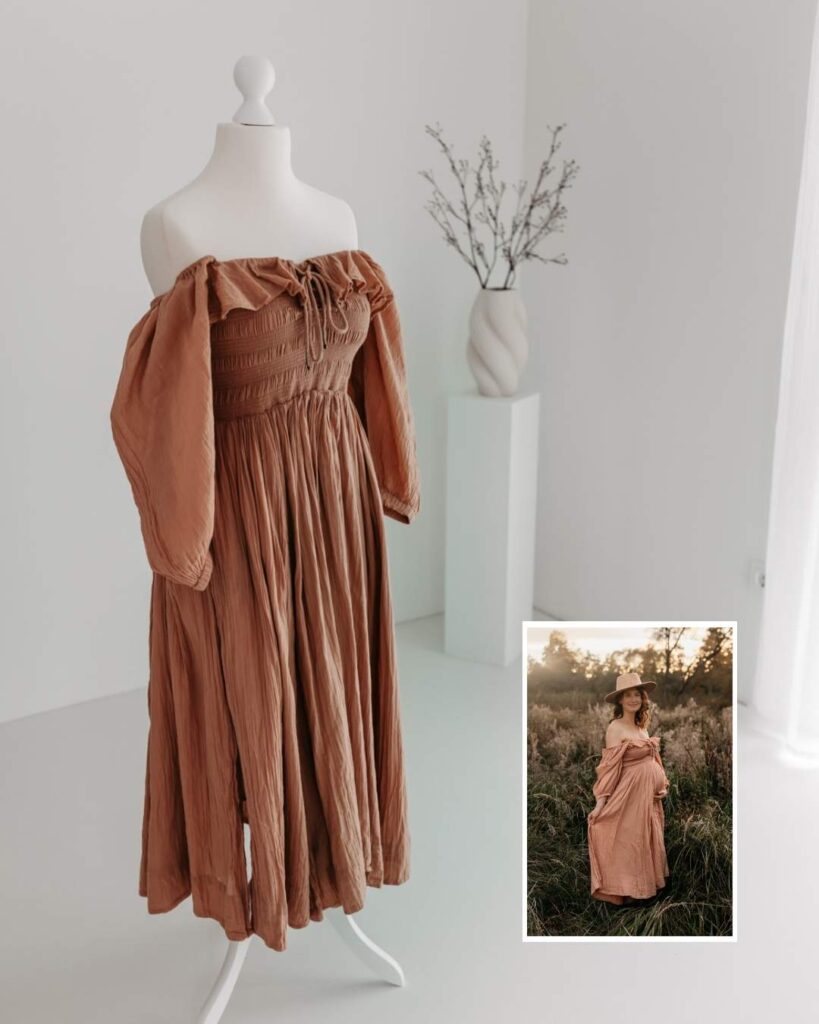 Kundenkleiderschrank für Babybauch- und Familienfotos in Alsfeld