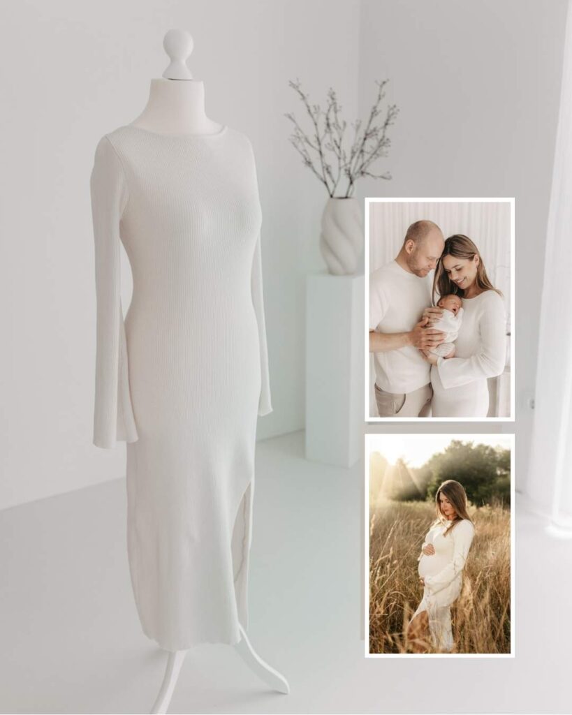 Kleid für natürliche Fotoshootings